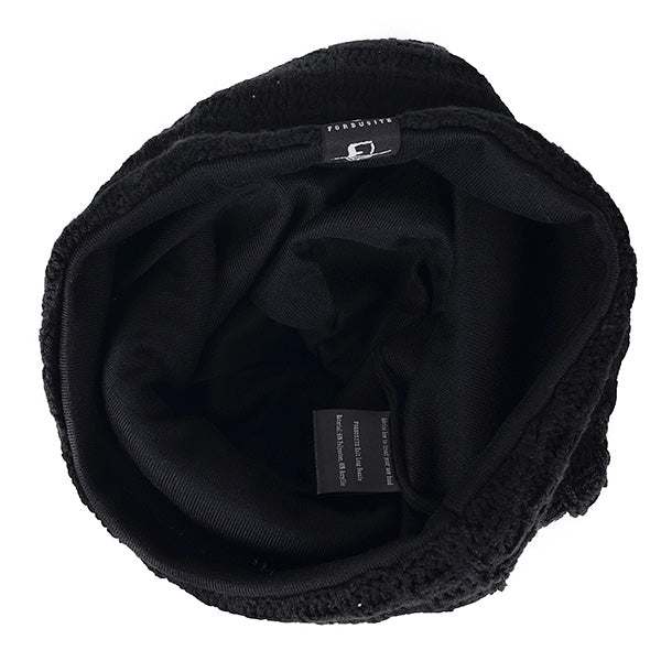 forbusite black beanie for men