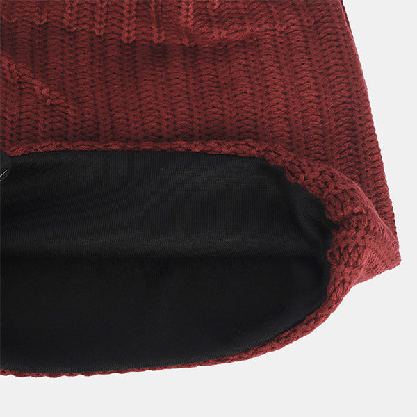 Men Knit Braids Slouch Beanie Hats B019