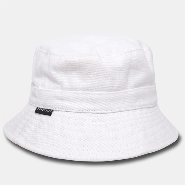 Cotton Black Bucket Hats for Men and Women - ForbusiteHats