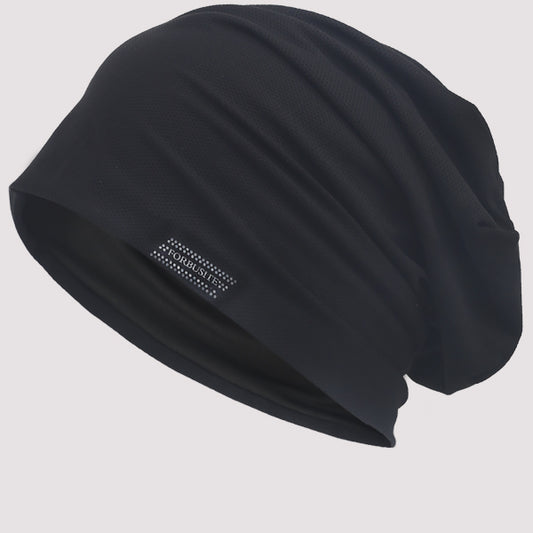 black beanie cap lightweight