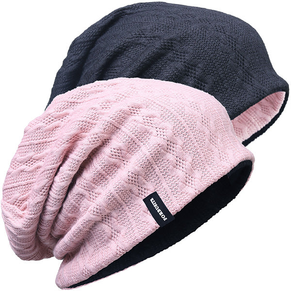 FORBUSITE Womens Brown Slouchy Beanie