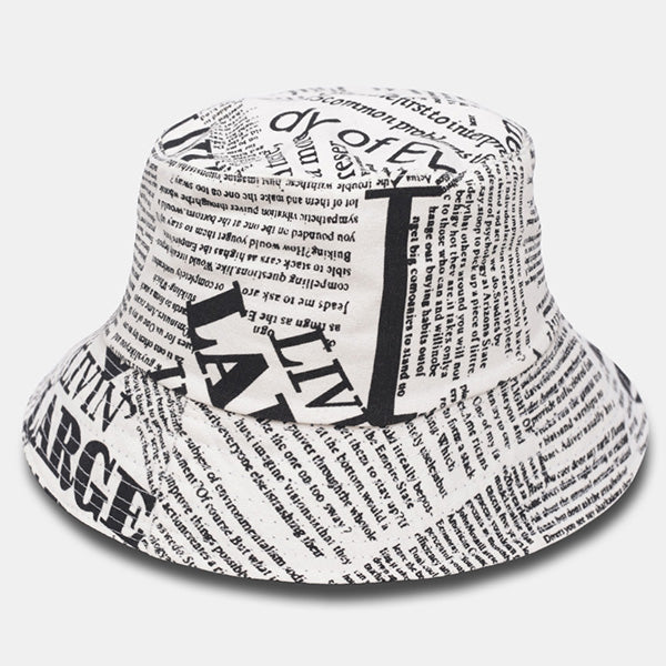 forbusite Unisex Funky Text Bucket Hat