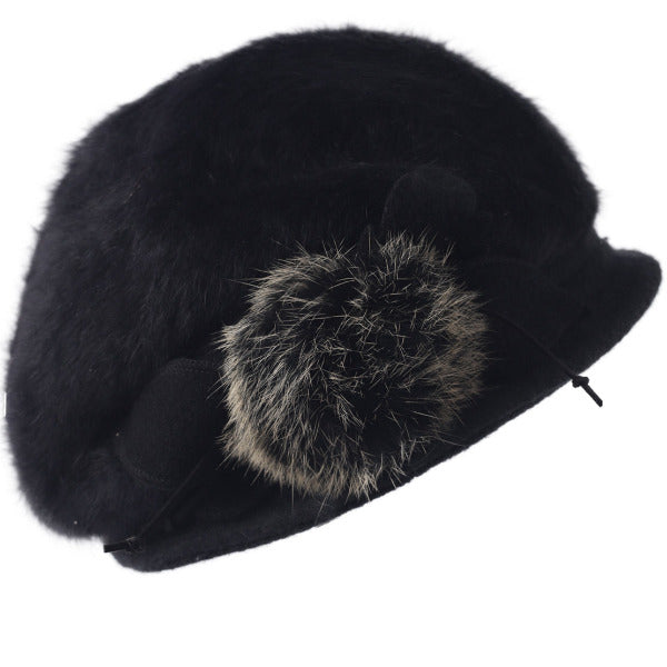 forbusite Women Angola Wool Winter Hat