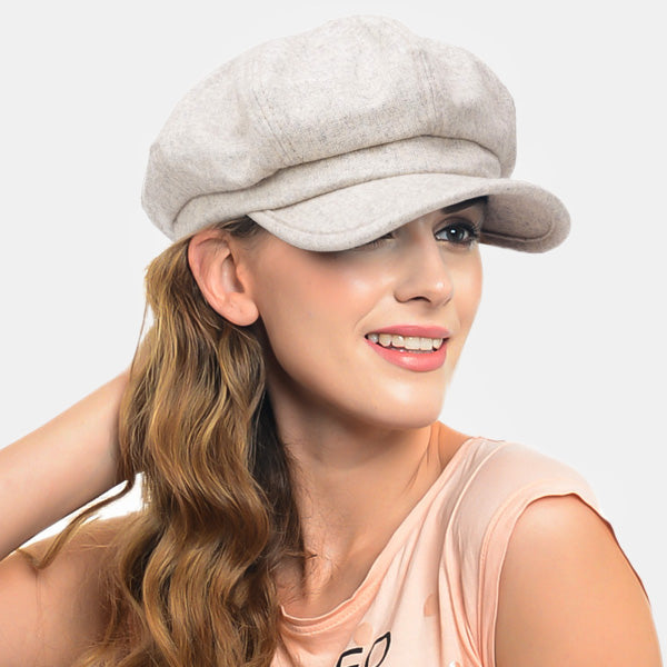 FORBUSITE Women Newsboy Hats Wool