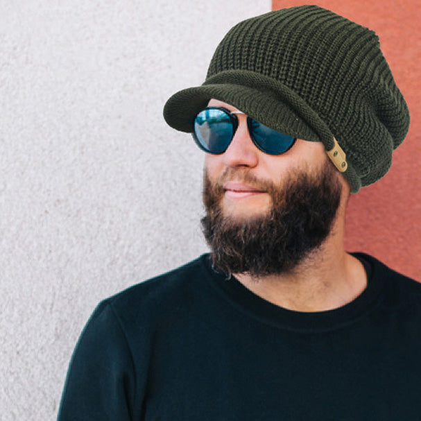 beanie hats with visor