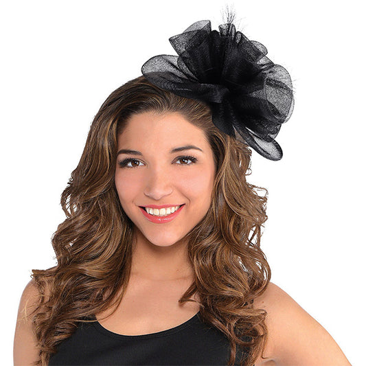 FORBUSITE black fascinator hat