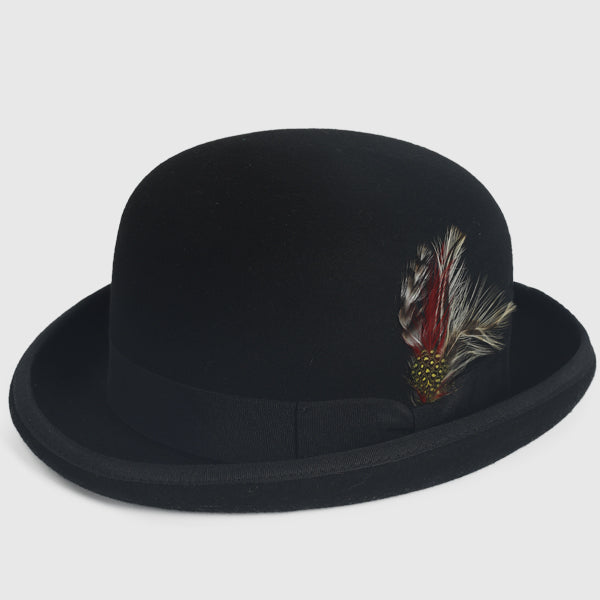 bowler derby hat