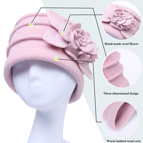 forbusite 1920s vintage cloche hat for women