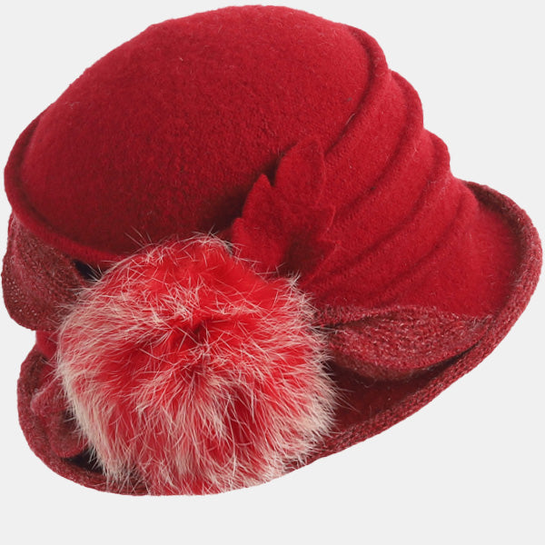 forbusite winter dress hats red