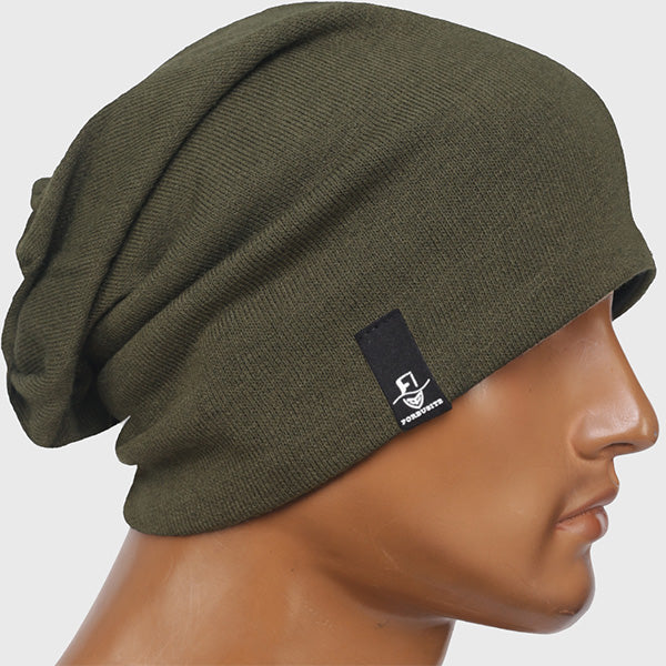 forbusite slouchy beanie men green