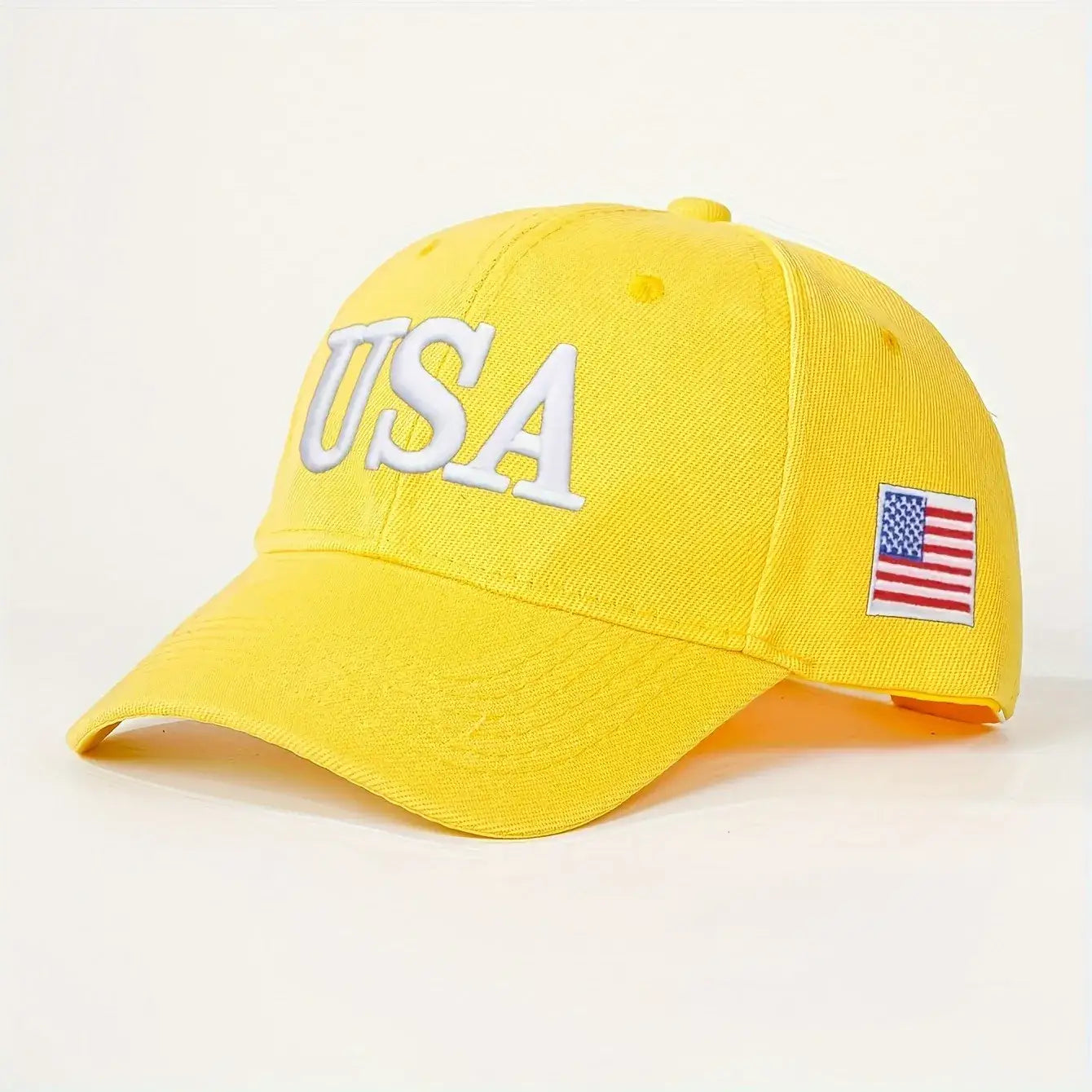 yelllow usa world basebal cap