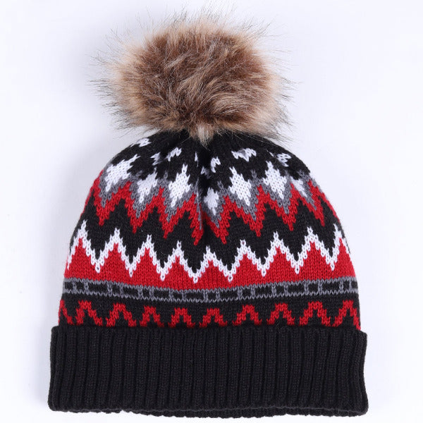 forbusite Women Knitted Pom Pom Beanie Cap