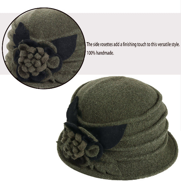 forbusite womens wool winter hat green