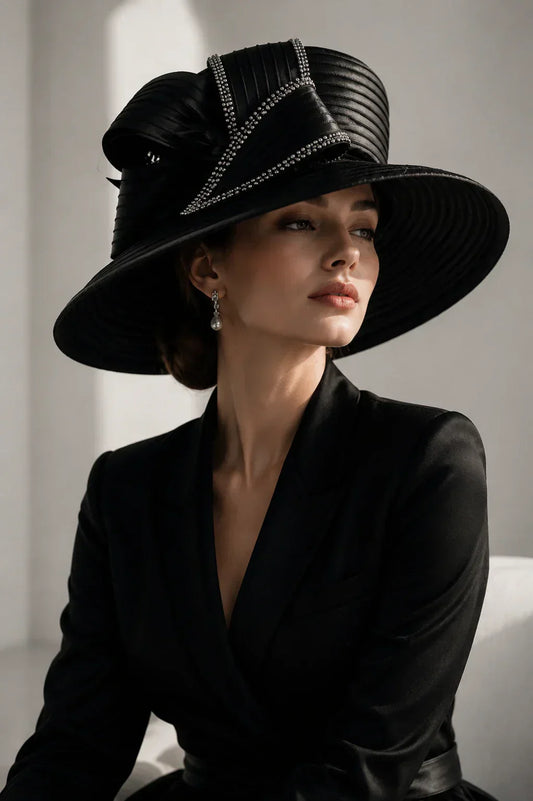 How to Style a Black Church Hat for Sunday Service