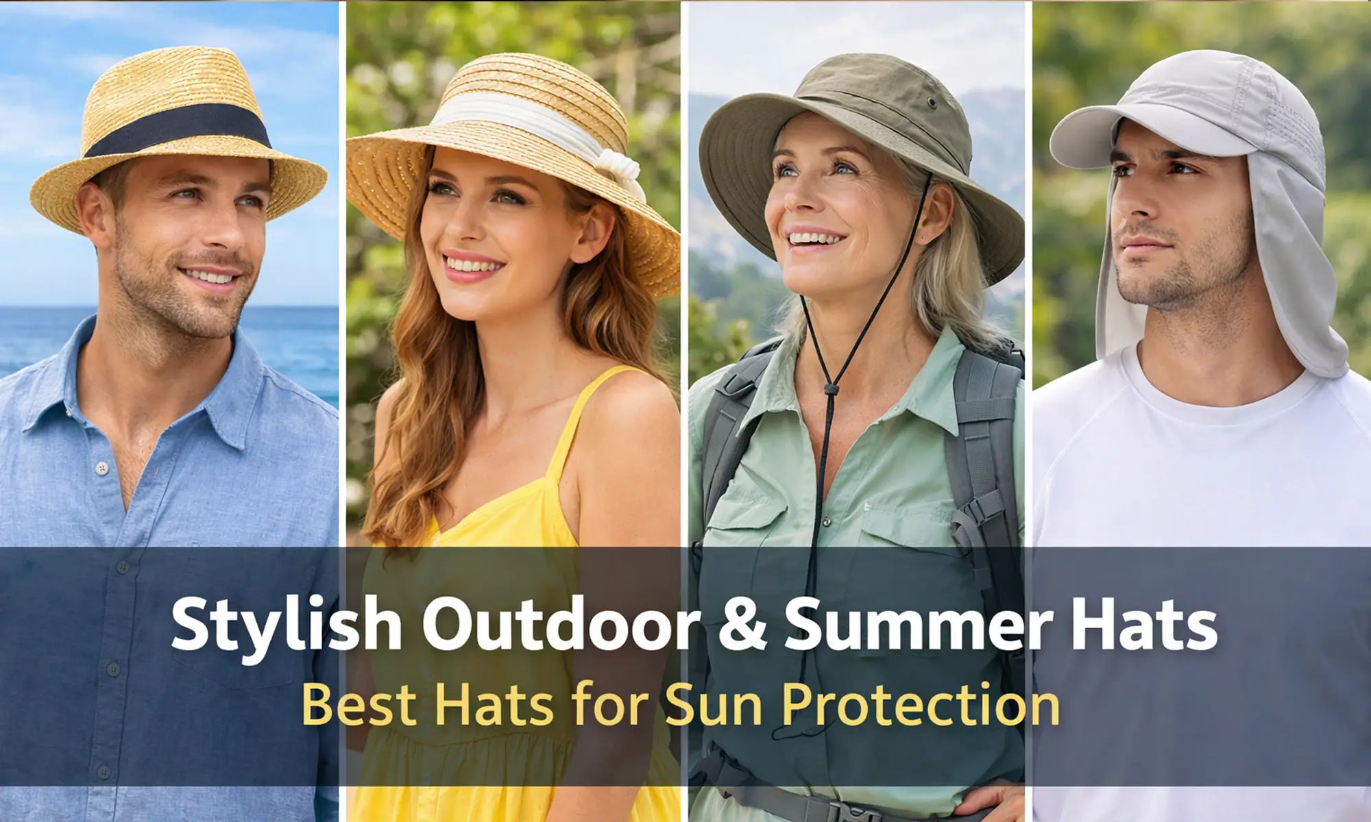 Stylish Outdoor & Summer Hats | Best Hats for Sun Protection ...