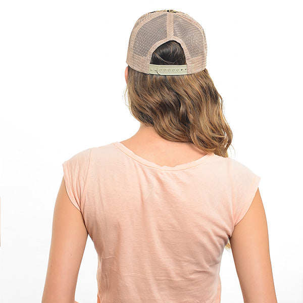 forbusite trendy Trucker Hats for women gold