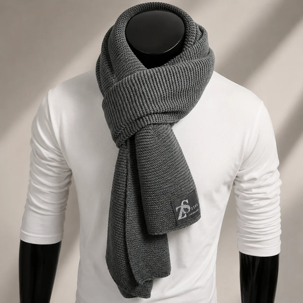 FORBUSITE Trendy Knit Scarf – Soft Warm Winter Scarf for Men & Women E5081