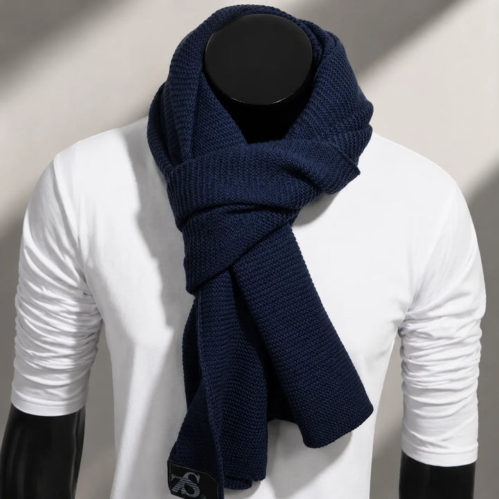 FORBUSITE Trendy Knit Scarf – Soft Warm Winter Scarf for Men & Women E5081