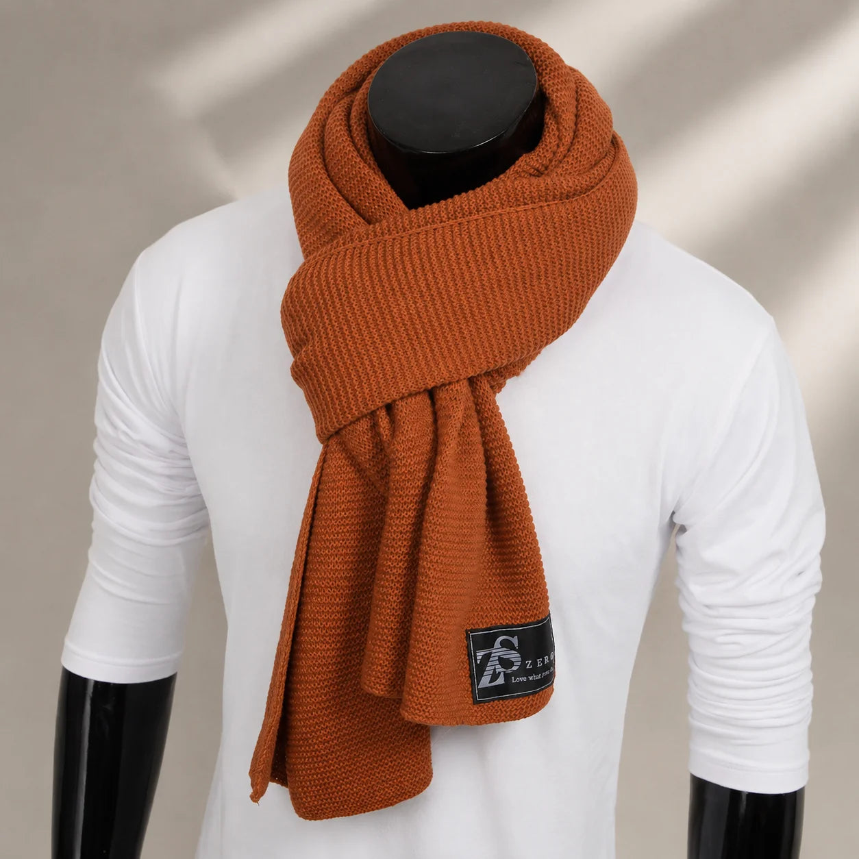 FORBUSITE Trendy Knit Scarf – Soft Warm Winter Scarf for Men & Women E5081