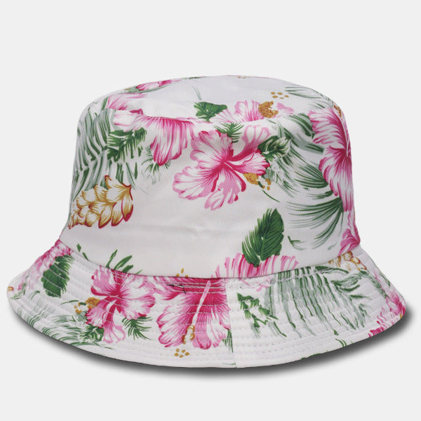 Women's flower bucket hat forbusite
