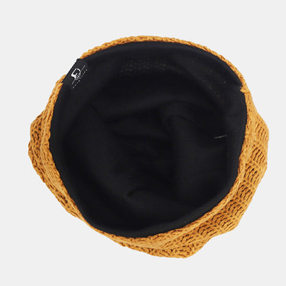 Men Knit Braids Slouch Beanie Hats B019