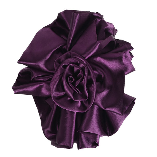 forbusite Satin Fabric Flower Hair Clip 