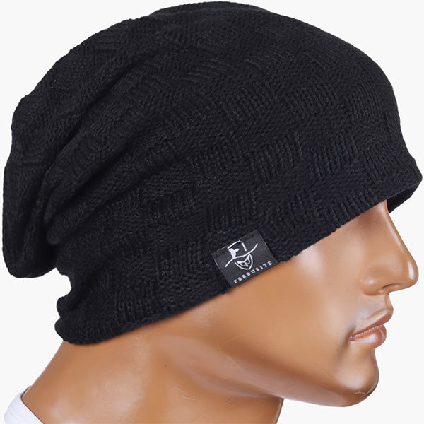 FORBUSITE Mens Knit Slouchy Beanie Hat