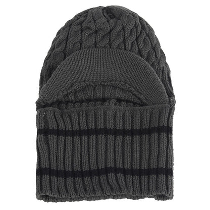 forbuiste knit hat with visor