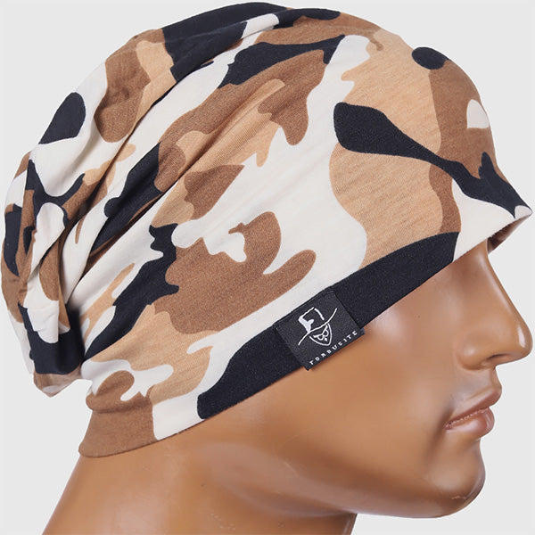 FORBUSITE Mens Camo Slouchy Beanie Hats