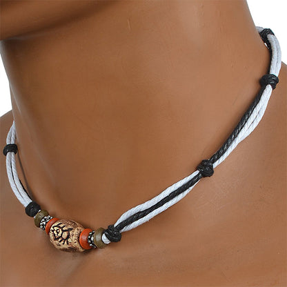 summer mens beach necklace FORBUSITE 