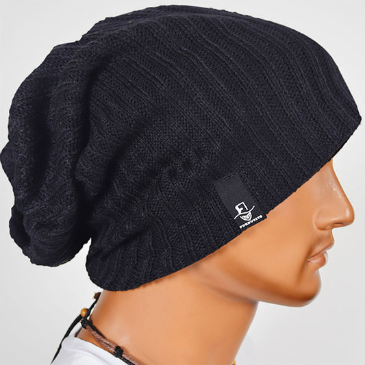 FORBUSITE Mens Knit Slouchy Beanie Hats for Winter 