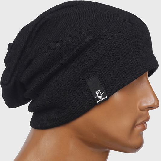forbusite Slouchy Beanie Hat black