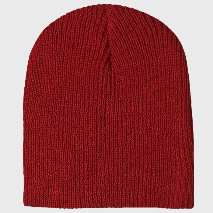 Black Slouchy Beanie – Soft Knit Winter Hat for Men & Women B1101