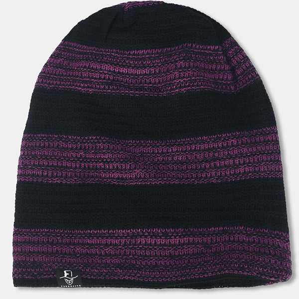 forbusite beanie Purple and Black