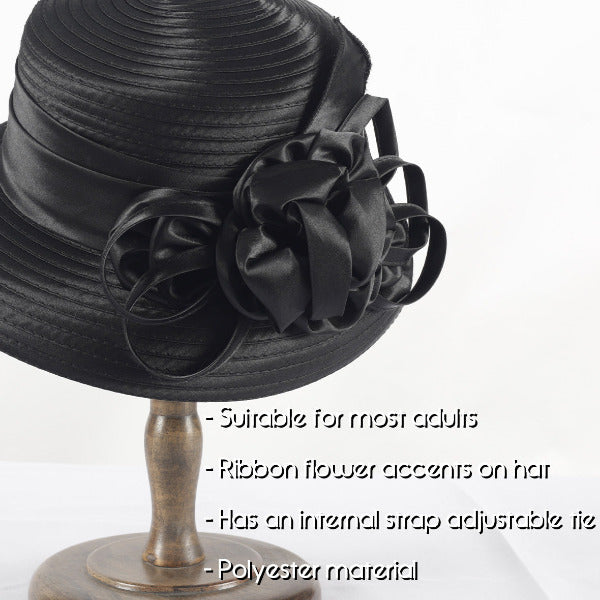 forbusite formal hats women black
