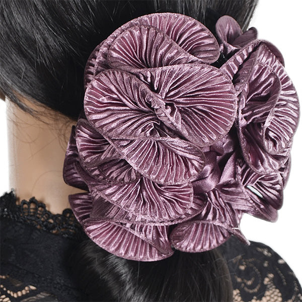 forbusite Satin Large Hair Claw Clamp Jaw Clips 