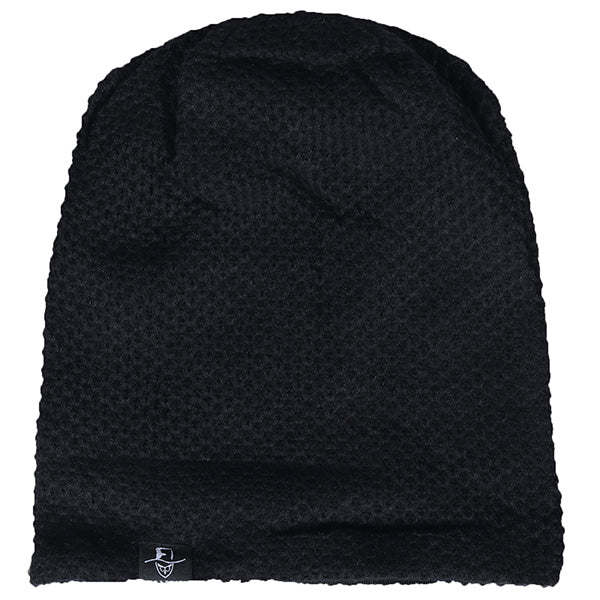 FORBUSITE Slouchy Beanie Hat black