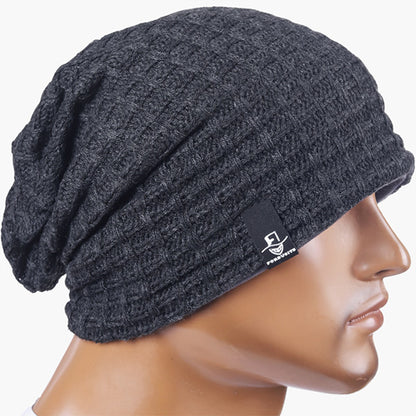 FORBUSITE Mens Knit Baggy Beanie Hat
