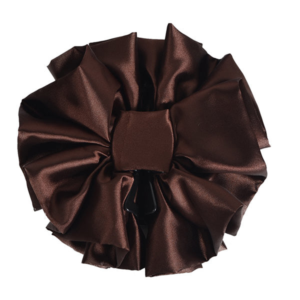 forbusite Satin Fabric Flower Hair Clip 