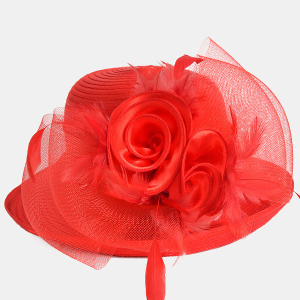 forbusite ladies hats for church red