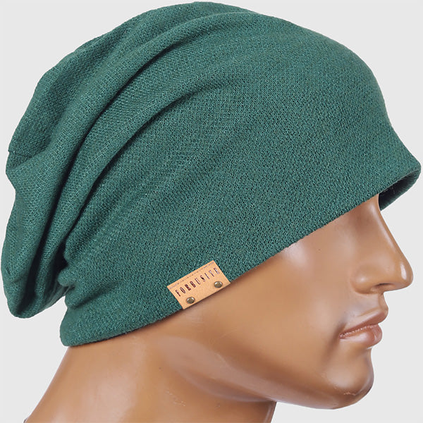 FORBUSITE Men Beanie Hat green
