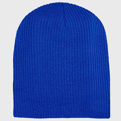 Black Slouchy Beanie – Soft Knit Winter Hat for Men & Women B1101