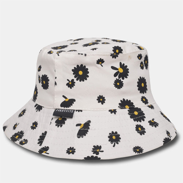 White Bucket Hat women forbusite