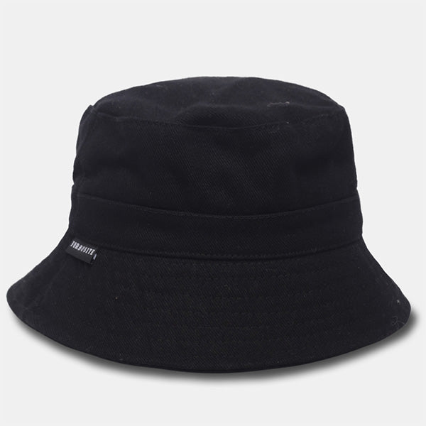 Summer Black Bucket Hat for men women forbusite