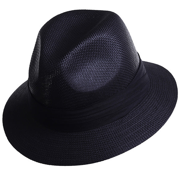 FORBUSITE trilby hats for men black