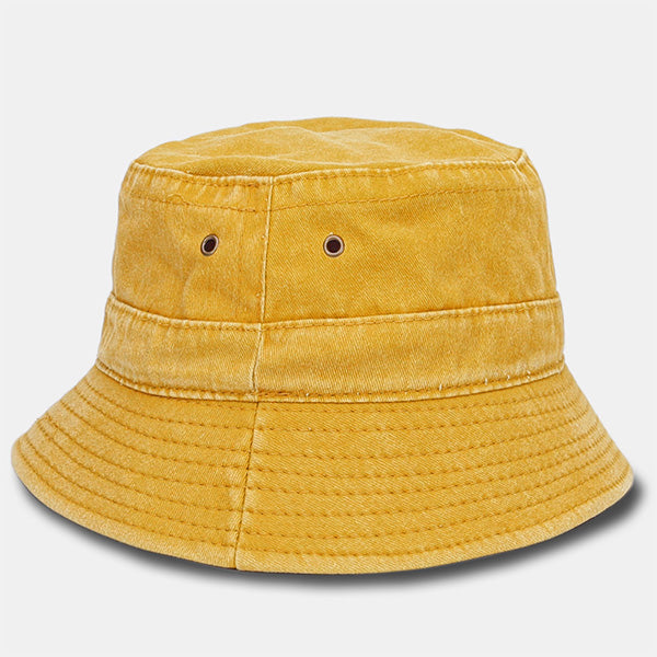 forbusite chic yellow Bucket Hat for women and men 