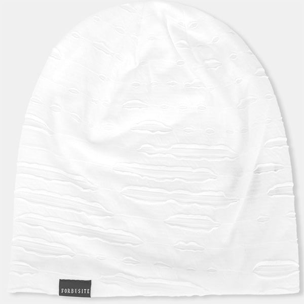 FORBUSITE Women Lightweight Beanie Hat White