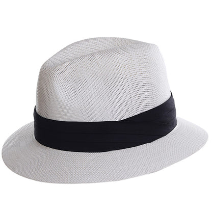 FORBUSITE fedora hats for men white