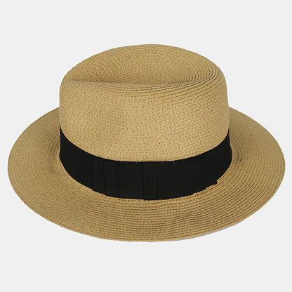 Straw Fedora Hat for Women and Men F019