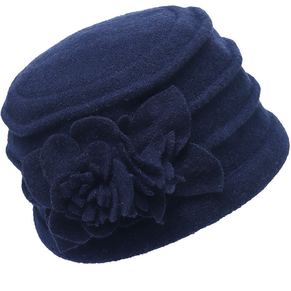 forbusite Vintage Women Wool Winter Hat 1920s
